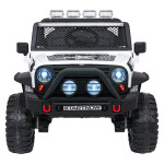 Elektrické autíčko Jeep BEAST 4x4 - MP3 - biele